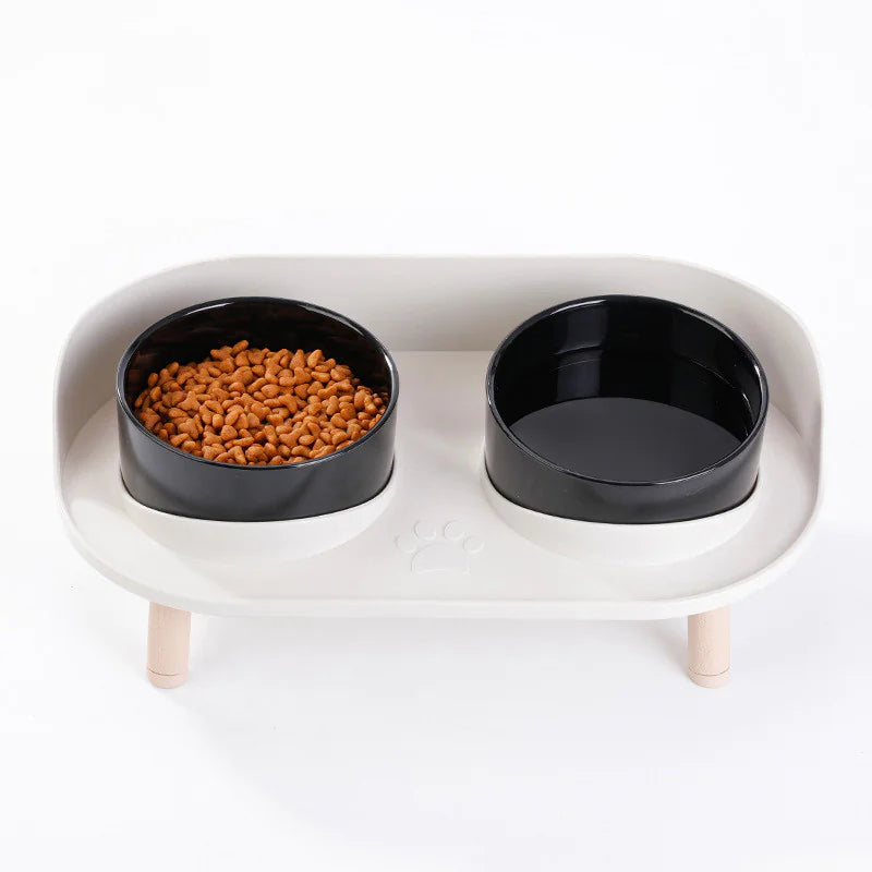 Gamelle surélevée anti-renversement pour chat – BalanceBowl™