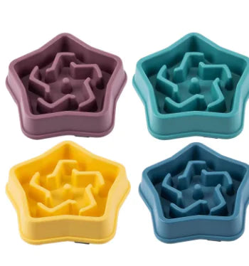 Gamelle anti-glouton pour chats et chiens – SlowFeast™