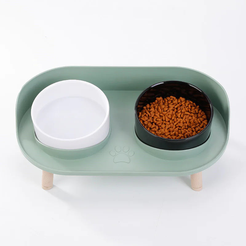 Gamelle surélevée anti-renversement pour chat – BalanceBowl™