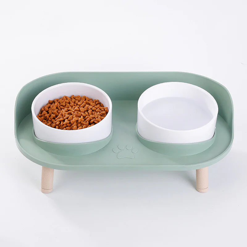 Gamelle surélevée anti-renversement pour chat – BalanceBowl™