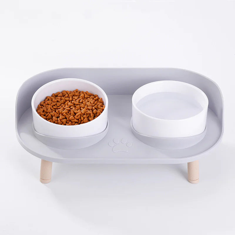 Gamelle surélevée anti-renversement pour chat – BalanceBowl™