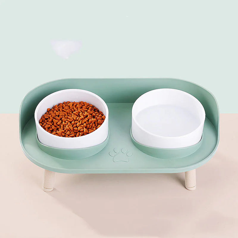 Gamelle surélevée anti-renversement pour chat – BalanceBowl™
