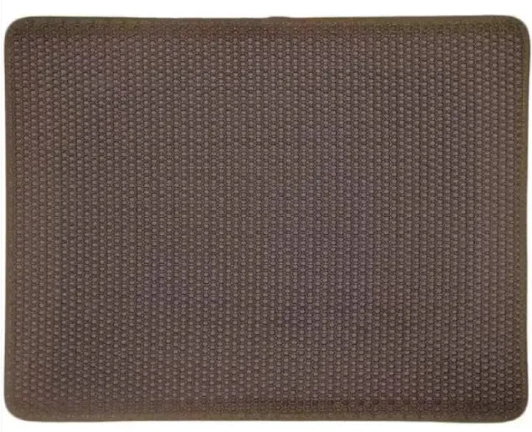 Tapis double couche anti-dérapant pour litière – CleanStep™