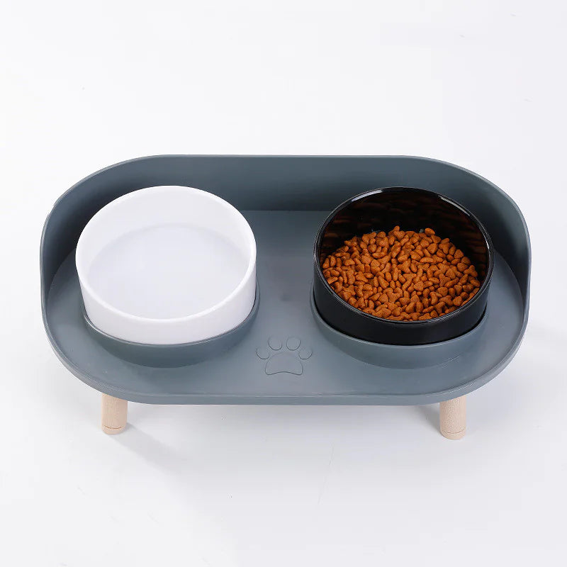 Gamelle surélevée anti-renversement pour chat – BalanceBowl™