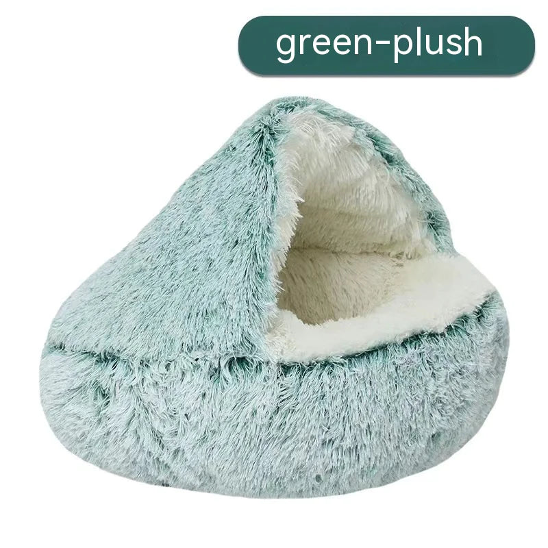 Lit cocon semi-fermé en peluche DreamNest™