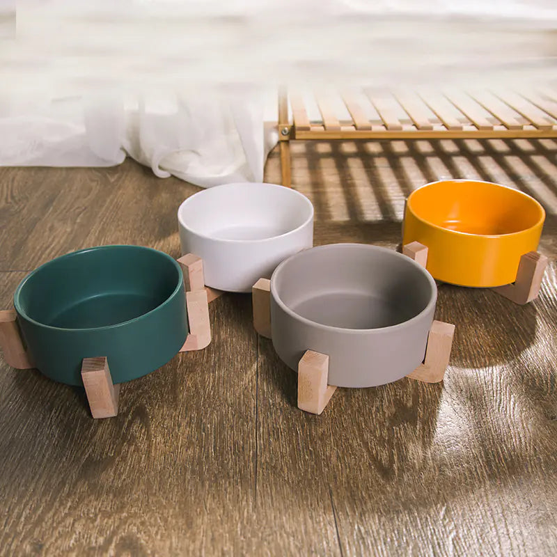 🍽 Gamelle en céramique Elevéa™ – Design bois & minimalisme